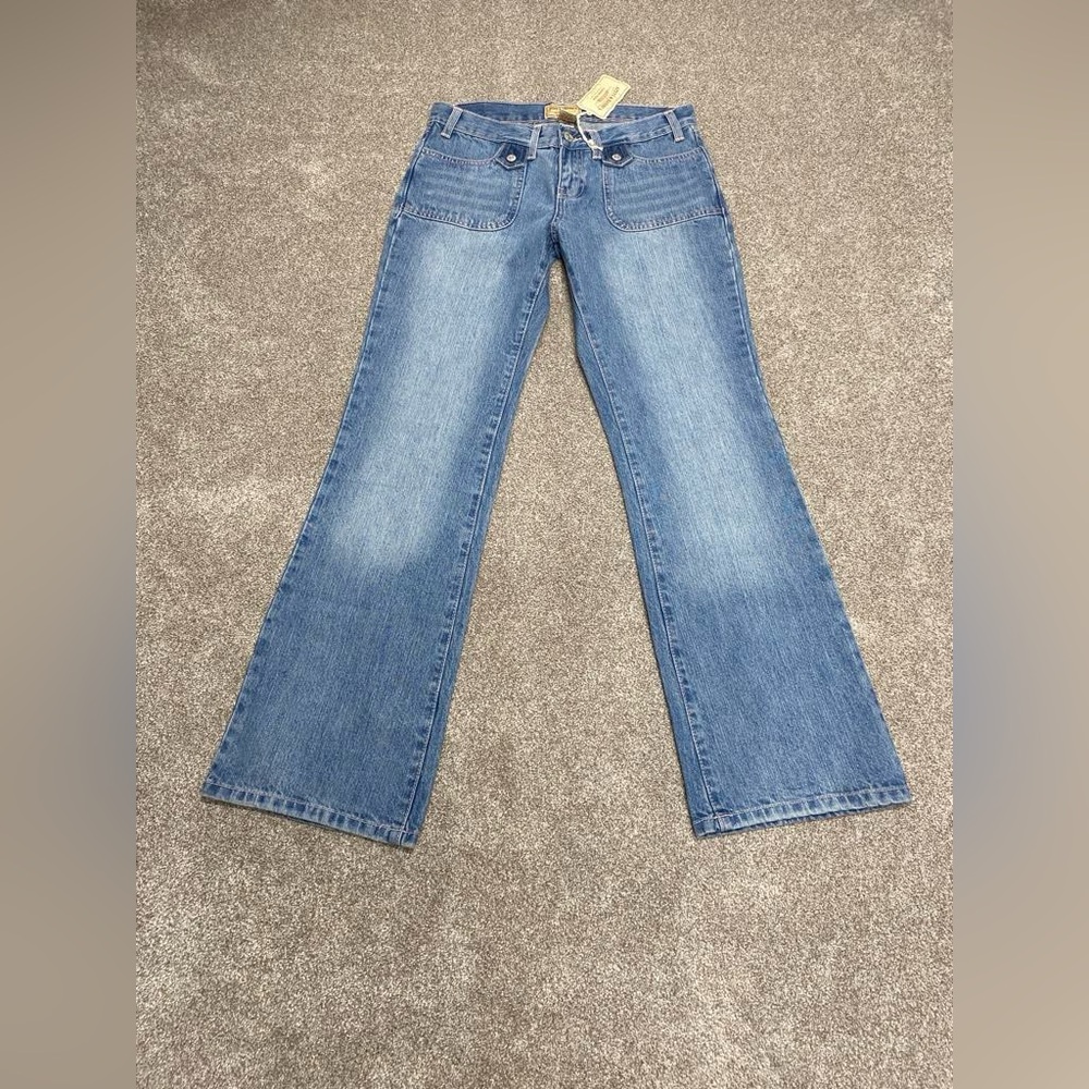 Y2K Vtg Steve & Barry’s bootcut jeans women 8R mid rise blue jeans rodeo western